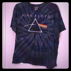Pink Floyd Liquid Blue Tie Dye Medium